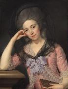 Maron, Anton von Portrait of Elisabeth Hervey oil painting